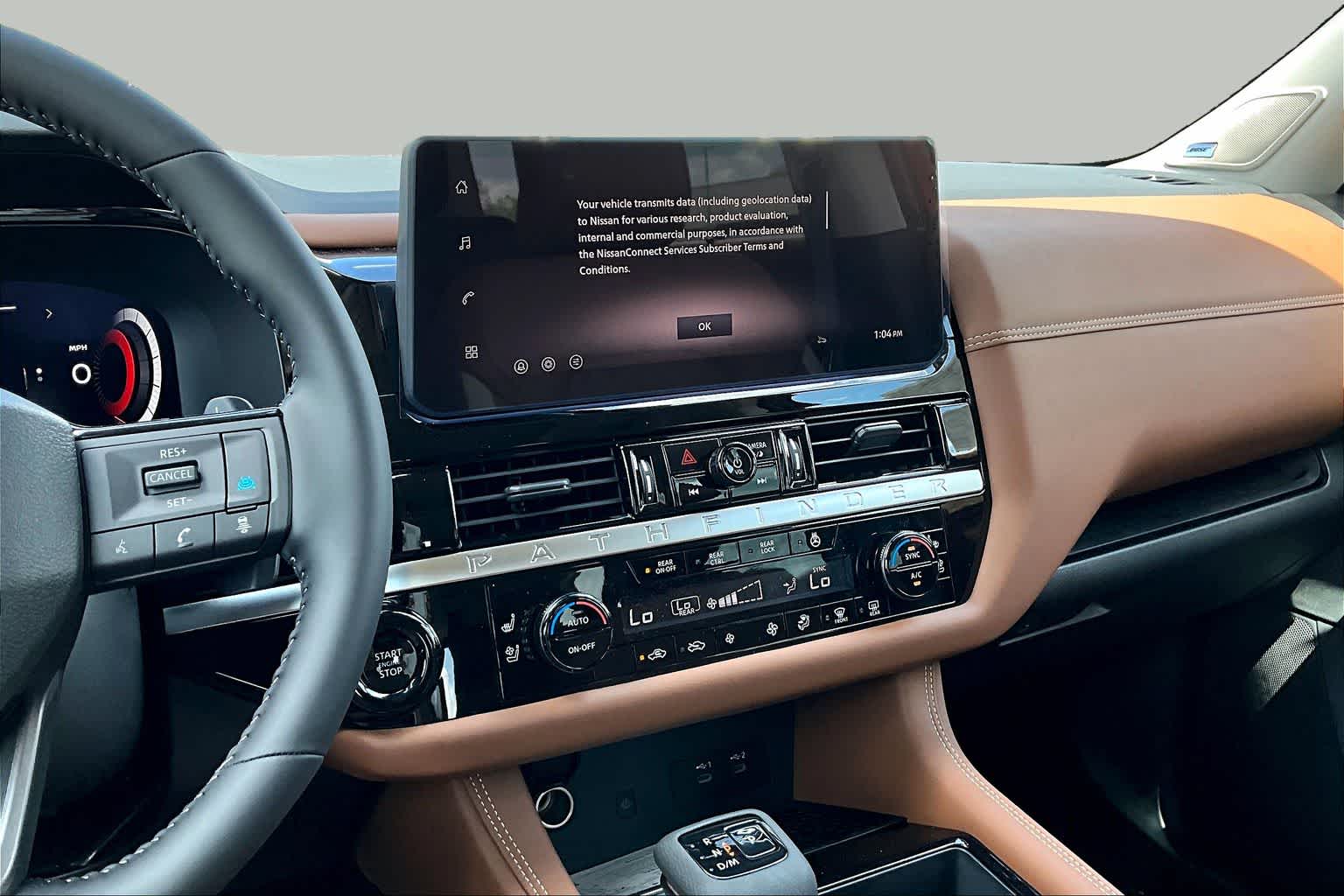 2026 Nissan Pathfinder Platinum Scarlet Ember Tintcoat at Sterling McCall Nissan