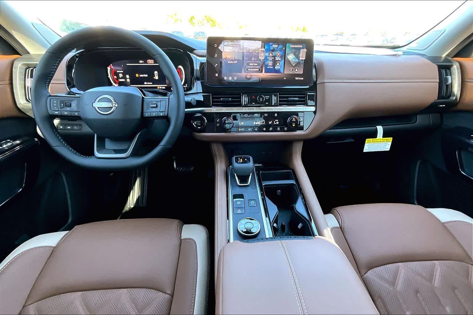2026 Nissan Pathfinder Platinum Boulder Gray Pearl/Super Black at Sterling McCall Nissan