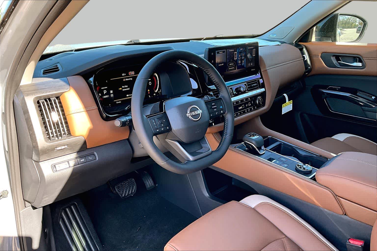 2026 Nissan Pathfinder Platinum Boulder Gray Pearl/Super Black at Sterling McCall Nissan