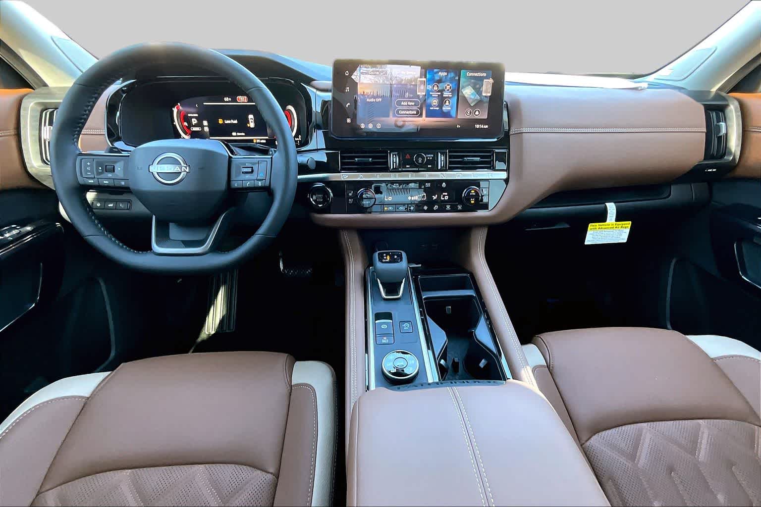 2026 Nissan Pathfinder Platinum Boulder Gray Pearl/Super Black at Sterling McCall Nissan