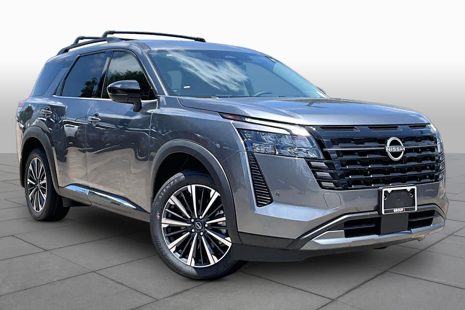 2026 Nissan Pathfinder Platinum Gun Metallic at Sterling McCall Nissan