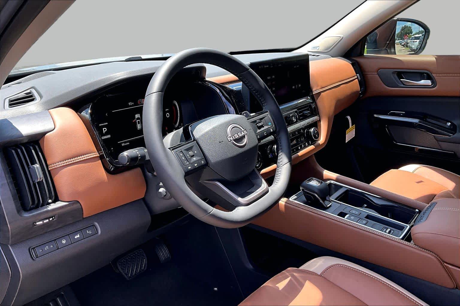 2026 Nissan Pathfinder Platinum Gun Metallic at Sterling McCall Nissan