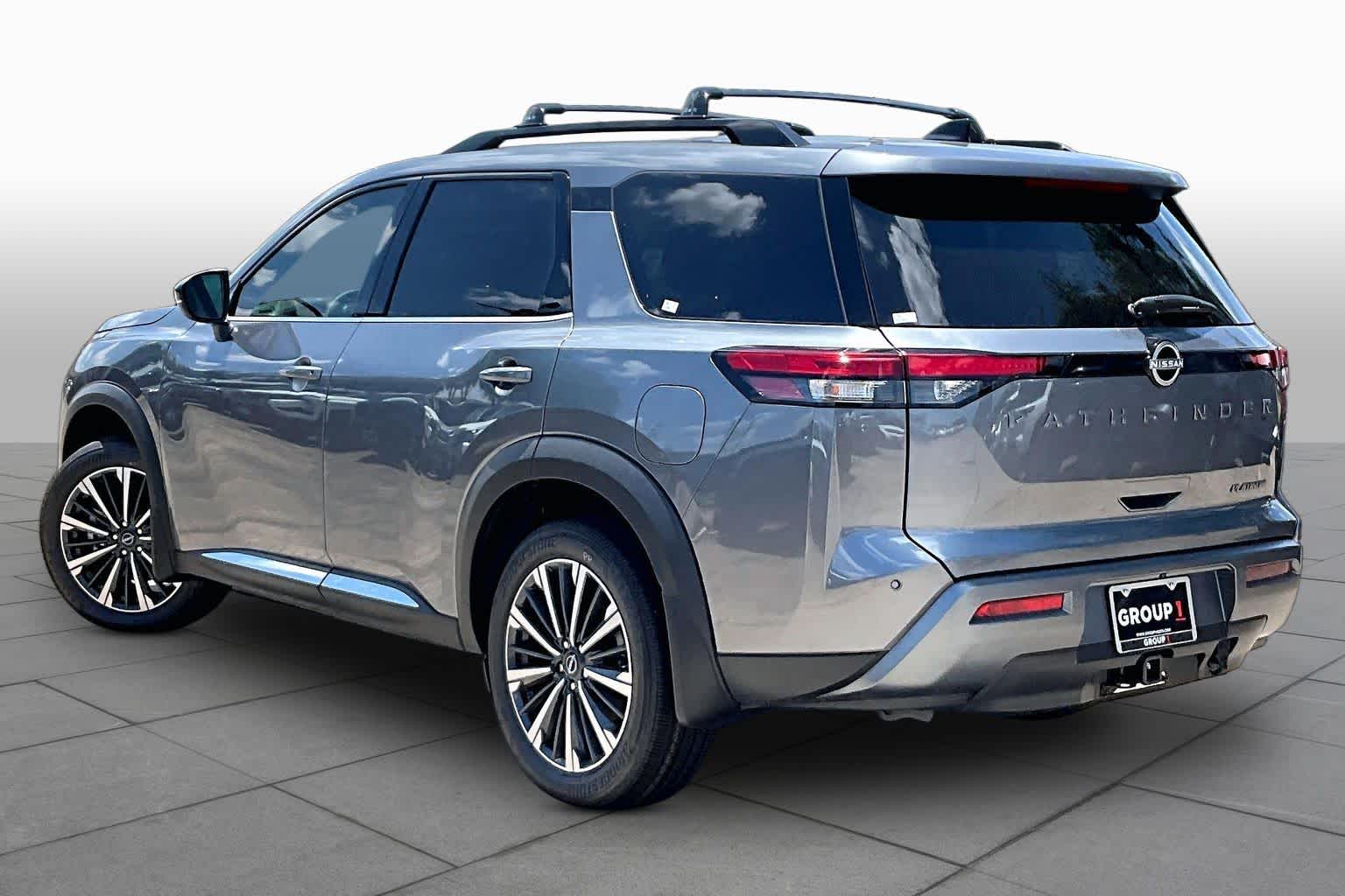 2026 Nissan Pathfinder Platinum Gun Metallic at Sterling McCall Nissan