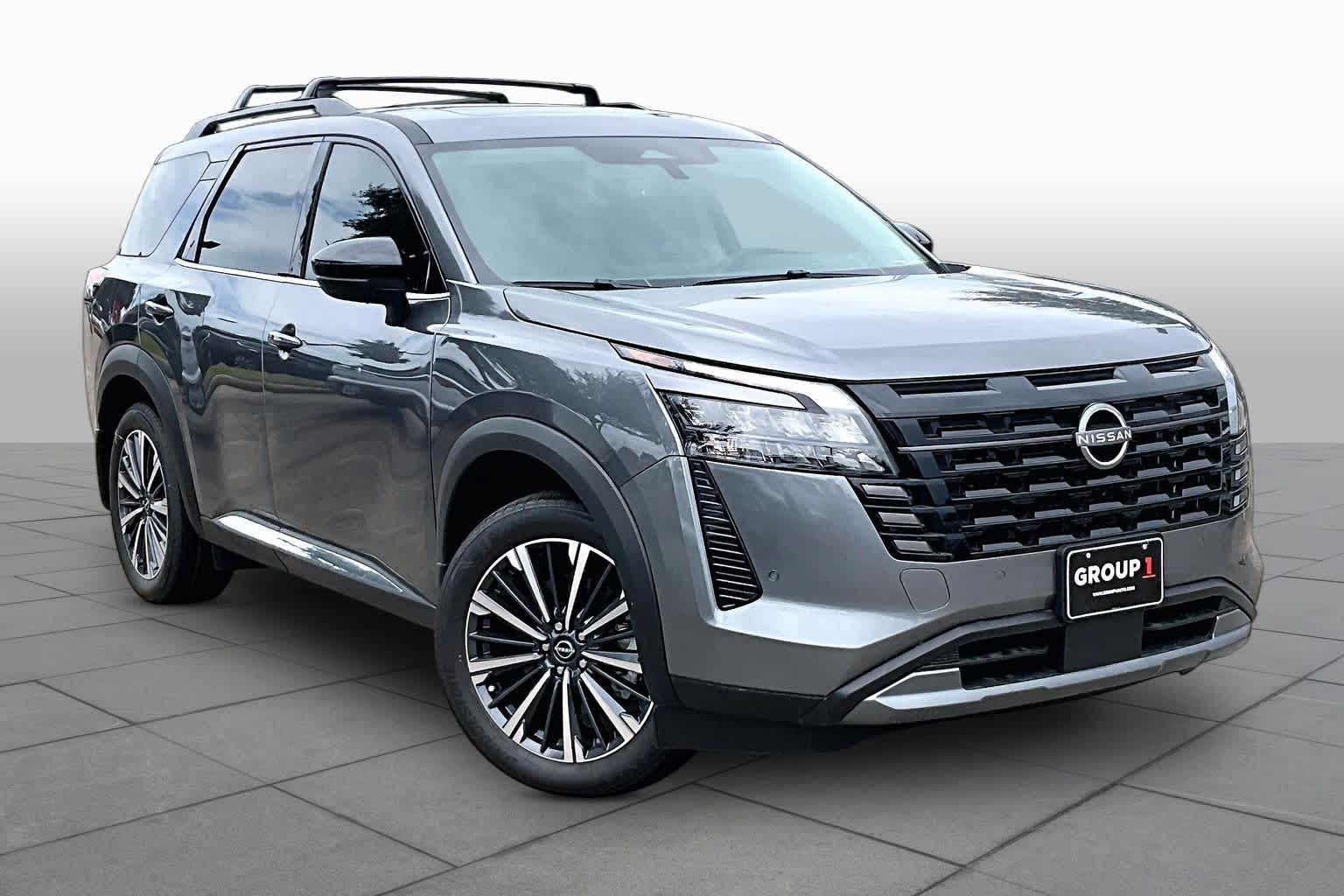 2026 Nissan Pathfinder Platinum Gun Metallic at Mac Haik Ford