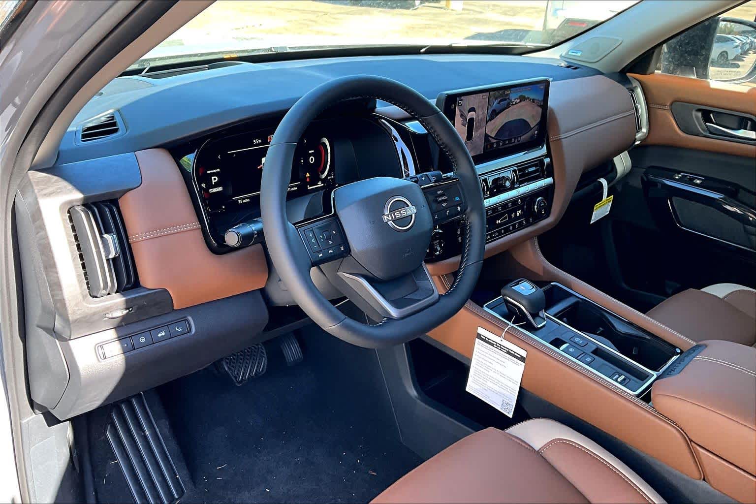 2026 Nissan Pathfinder Platinum Boulder Gray Pearl/Super Black at Sterling McCall Nissan