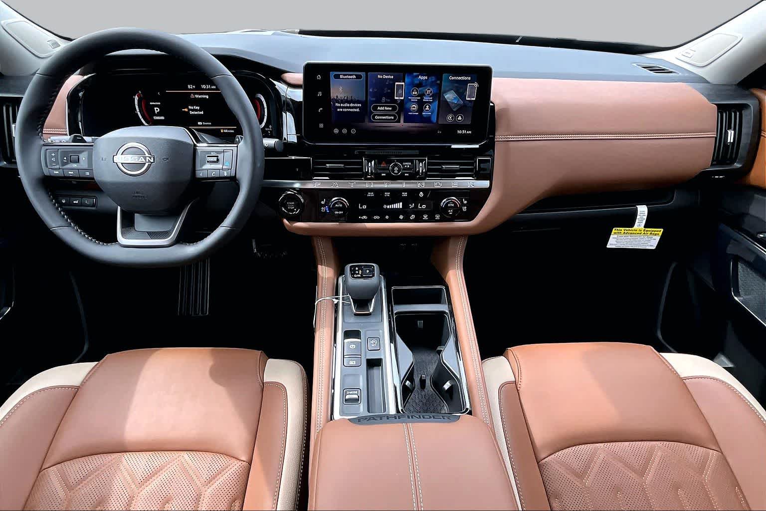 2026 Nissan Pathfinder Platinum Boulder Gray Pearl at Sterling McCall Nissan