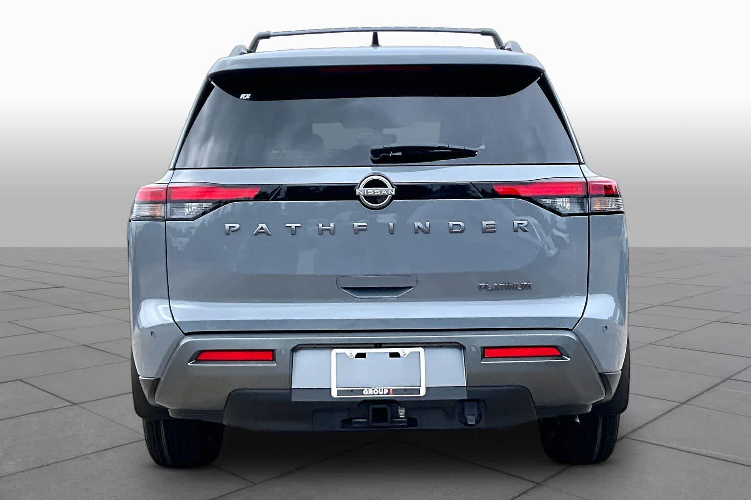 2026 Nissan Pathfinder Platinum Boulder Gray Pearl at Sterling McCall Nissan