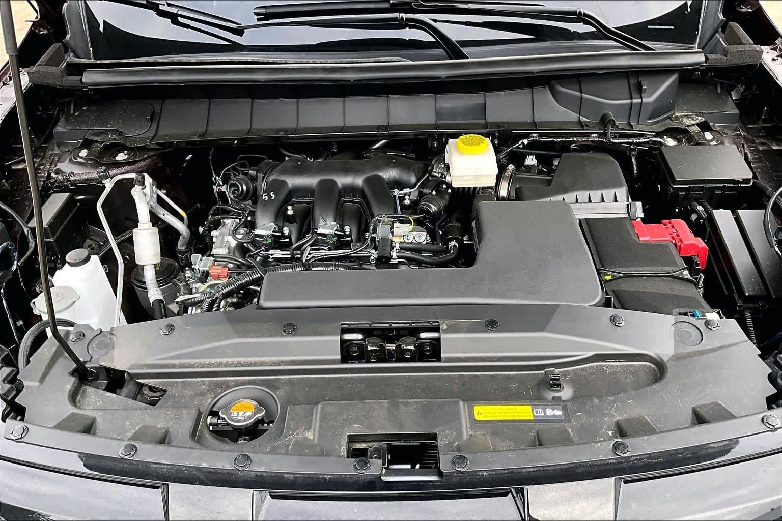 2026 Nissan Pathfinder Platinum Scarlet Ember Tintcoat/Super Black at Baytown Ford