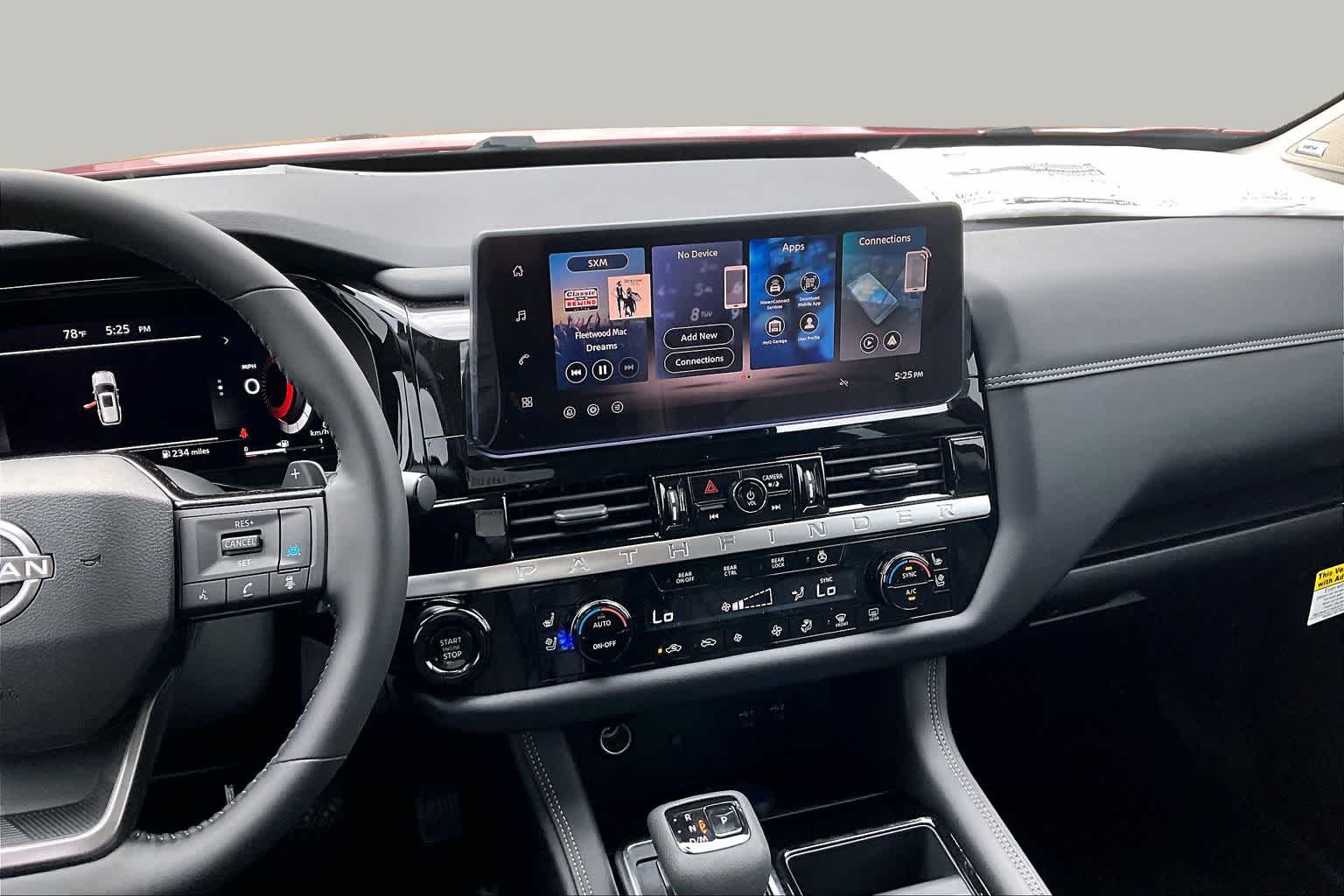 2026 Nissan Pathfinder Platinum Scarlet Ember Tintcoat/Super Black at Baytown Ford