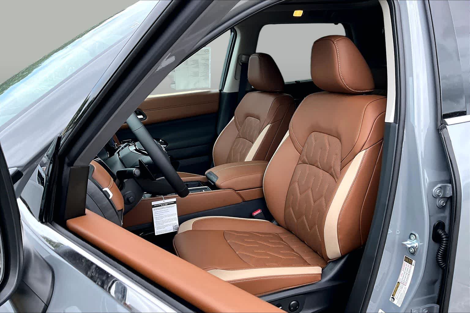2026 Nissan Pathfinder Platinum Boulder Gray Pearl at Sterling McCall Nissan