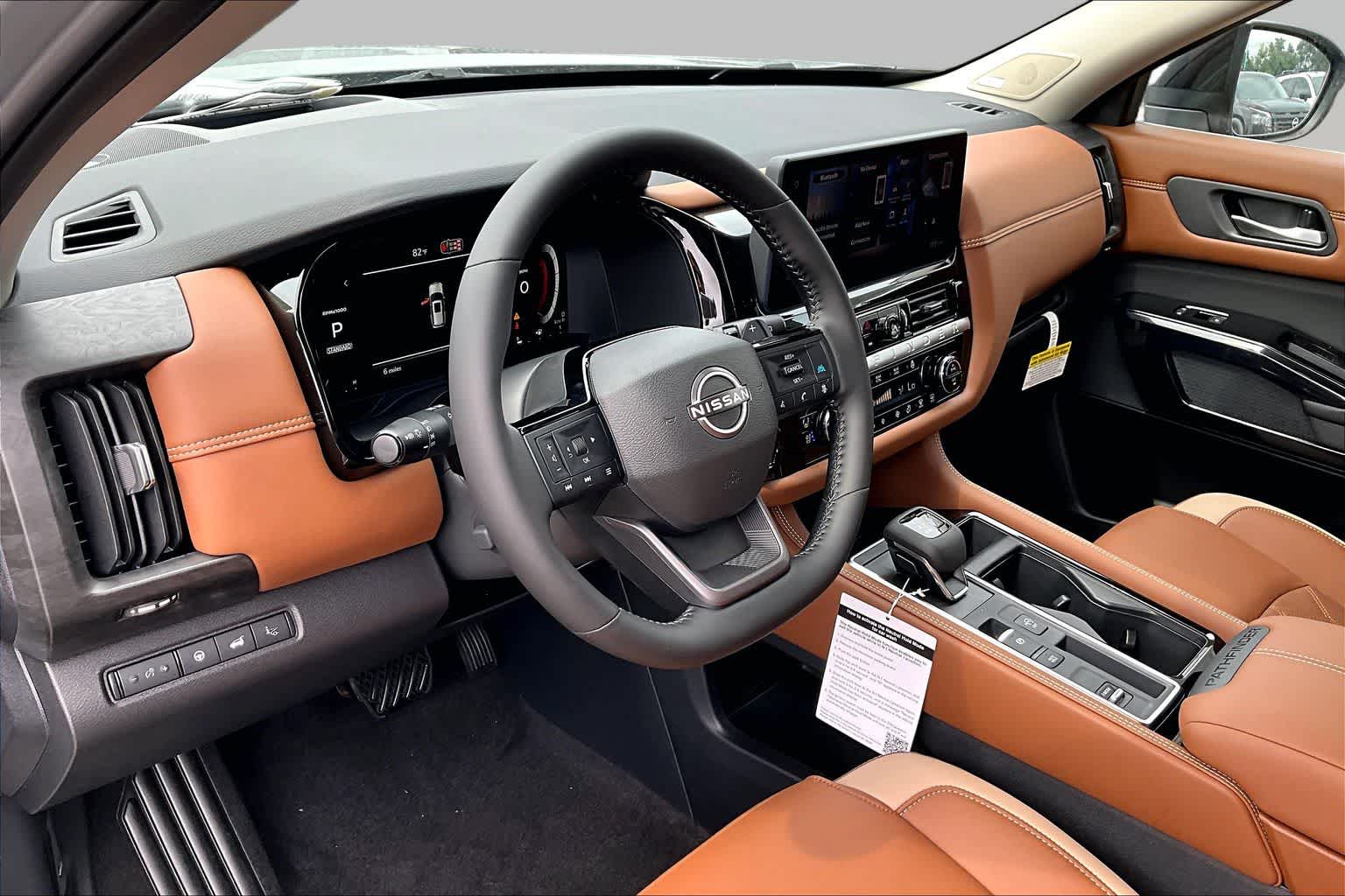 2026 Nissan Pathfinder Platinum Boulder Gray Pearl at Sterling McCall Nissan
