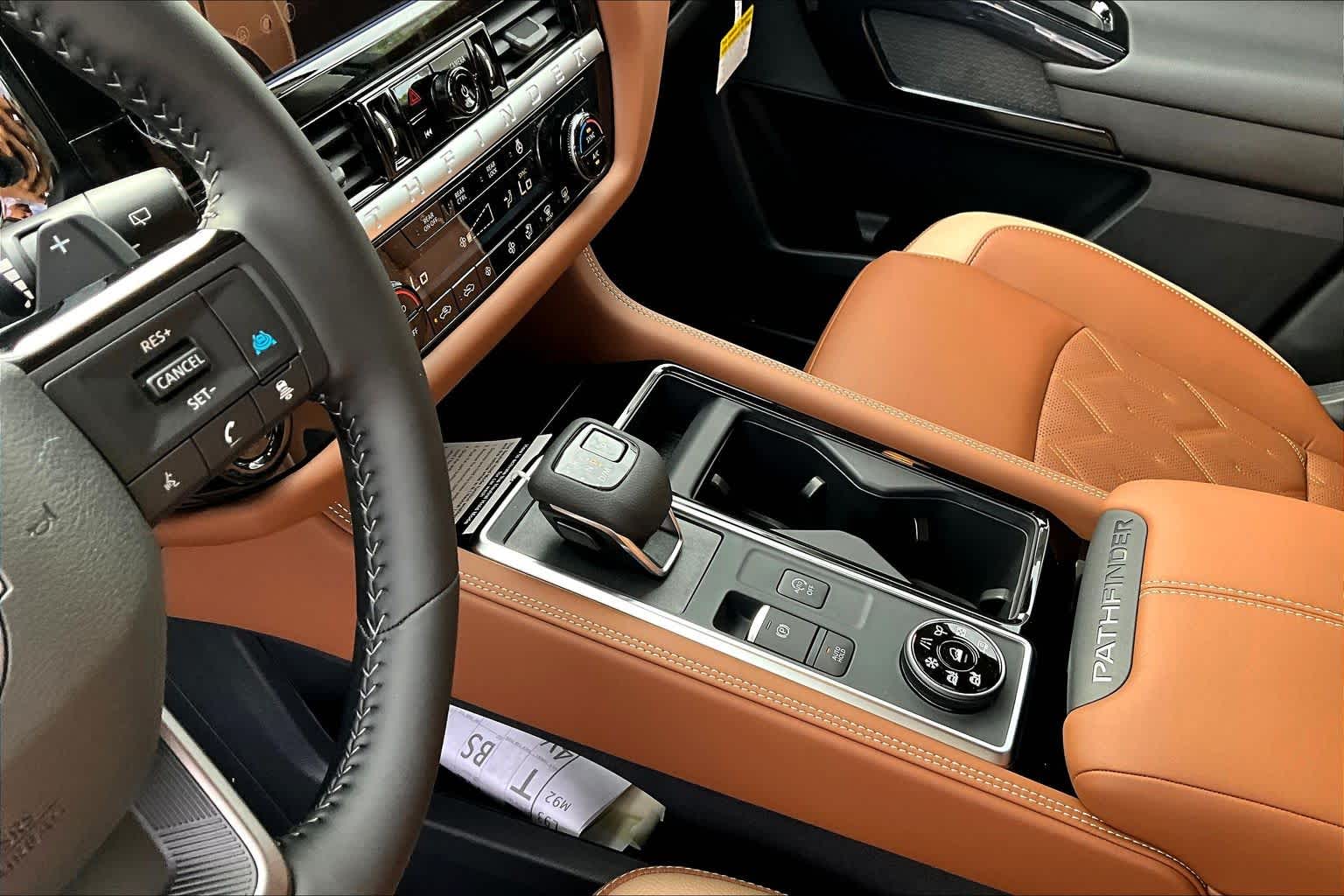 2026 Nissan Pathfinder Platinum Everest White Pearl Tricoat at Sterling McCall Nissan