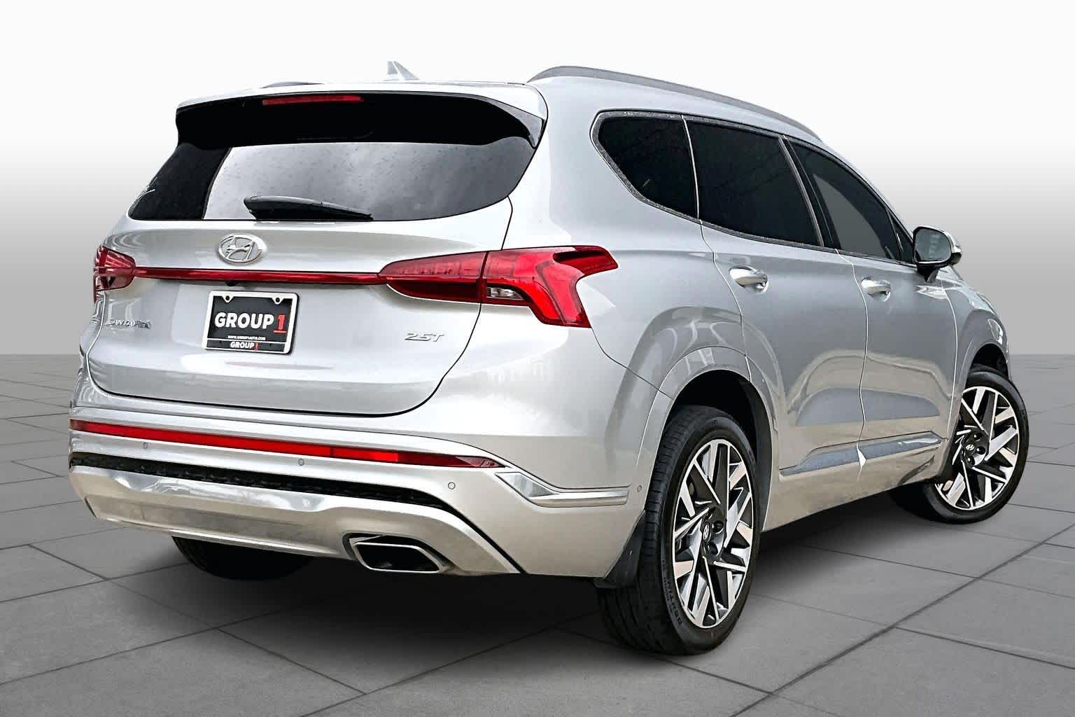 2022 Hyundai Santa Fe Calligraphy Shimmering Silver at Lone Star Chevrolet