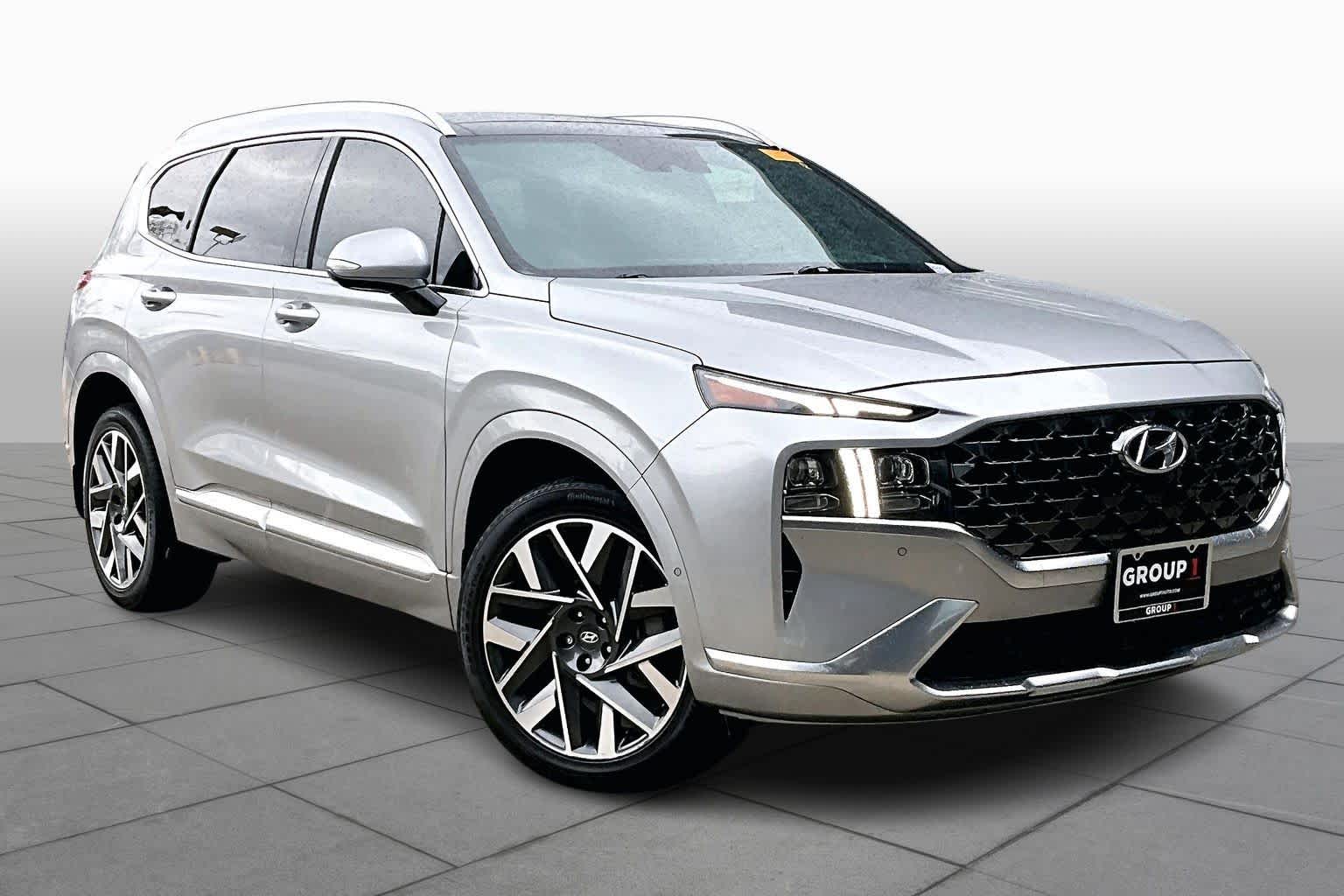 2022 Hyundai Santa Fe Calligraphy Shimmering Silver at Lone Star Chevrolet