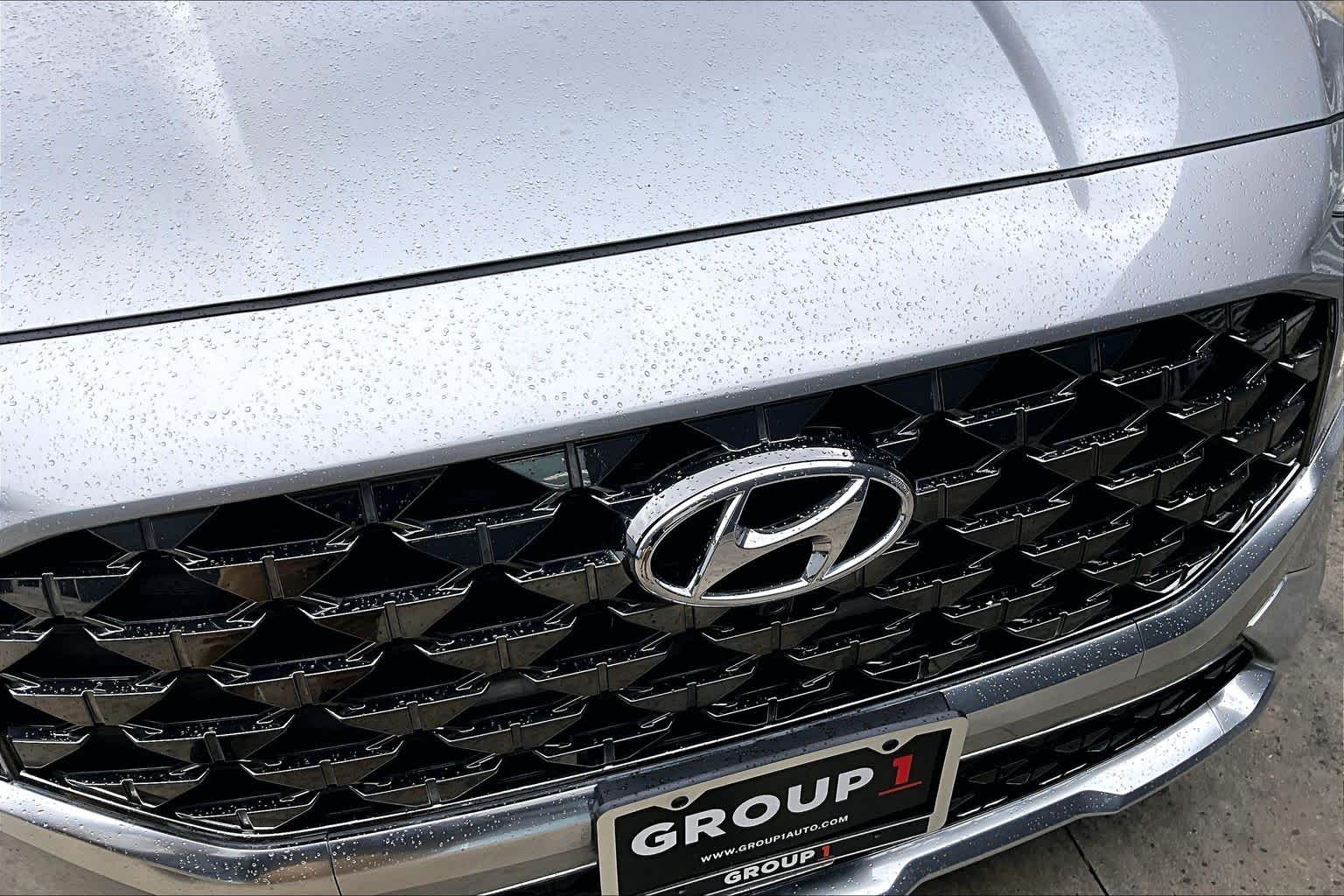2022 Hyundai Santa Fe Calligraphy Shimmering Silver at Lone Star Chevrolet