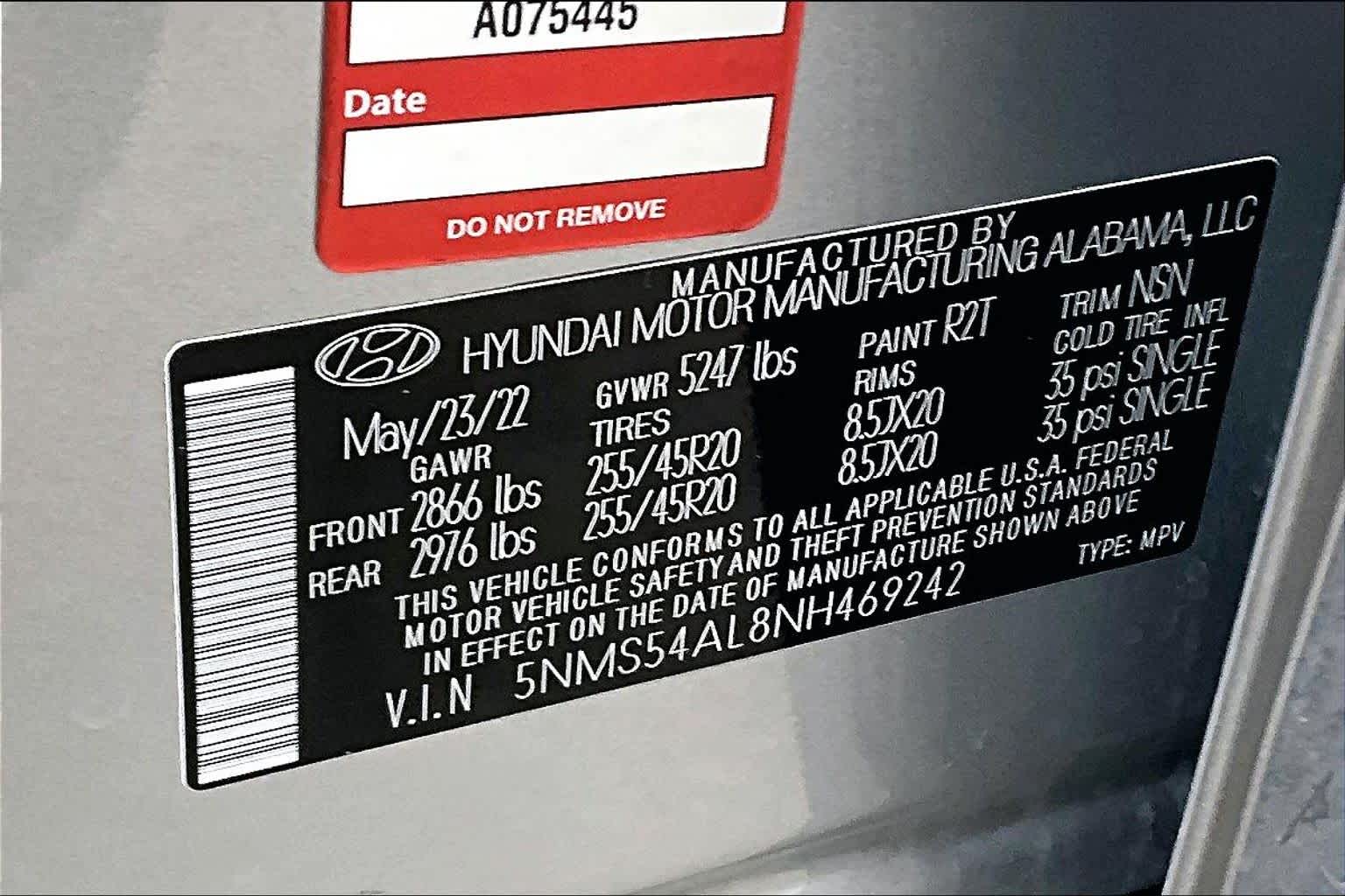 2022 Hyundai Santa Fe Calligraphy Shimmering Silver at Lone Star Chevrolet