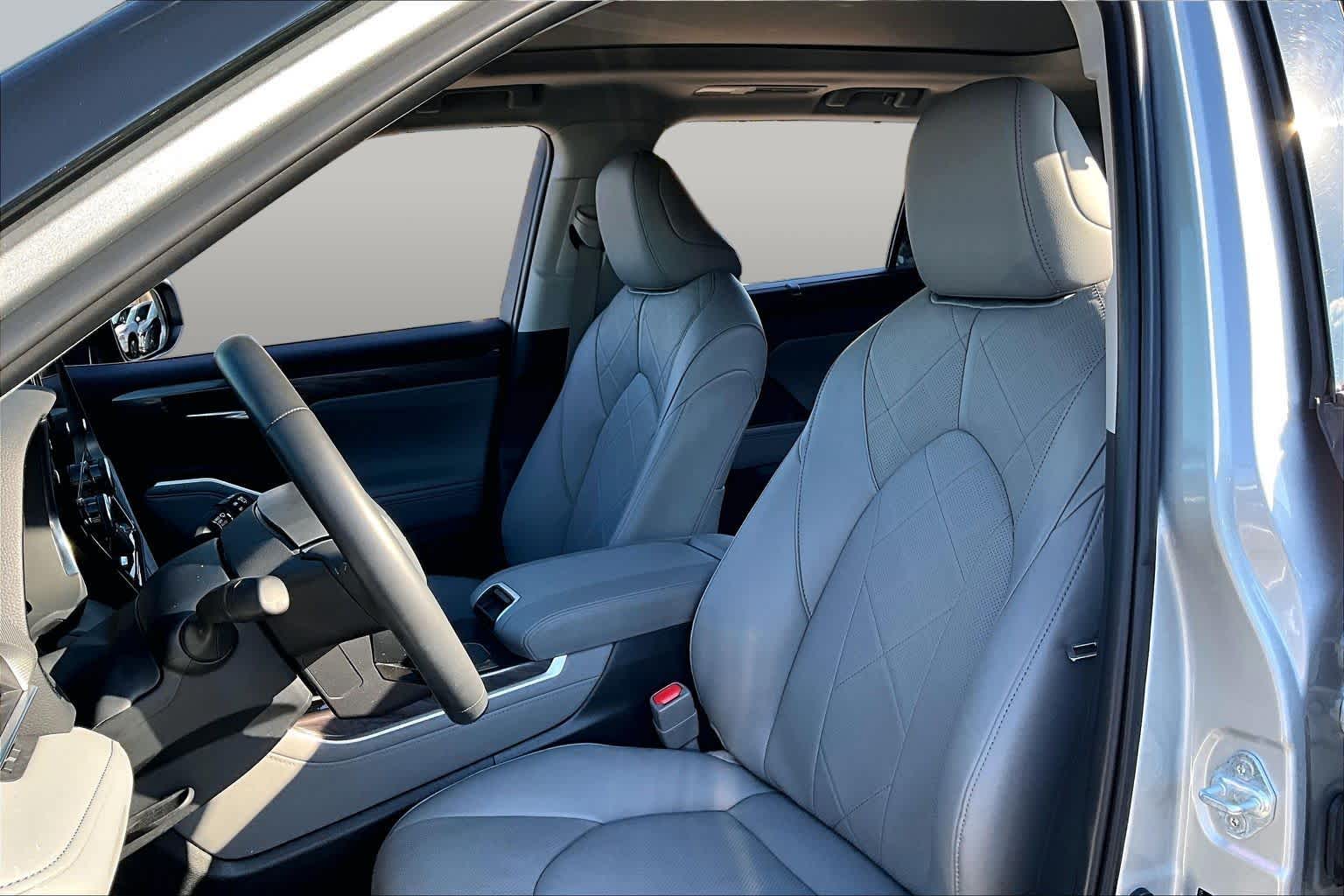 2024 Toyota Highlander Platinum Celestial Silver Metallic at AutoNation Chrysler Jeep Dodge Ram Spring