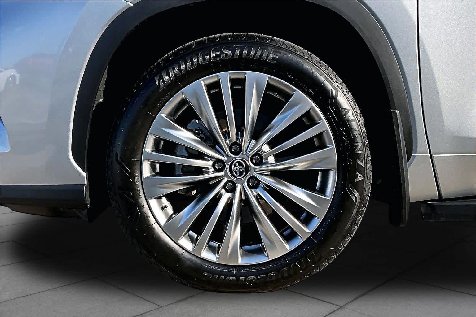 2024 Toyota Highlander Platinum Celestial Silver Metallic at AutoNation Chrysler Jeep Dodge Ram Spring