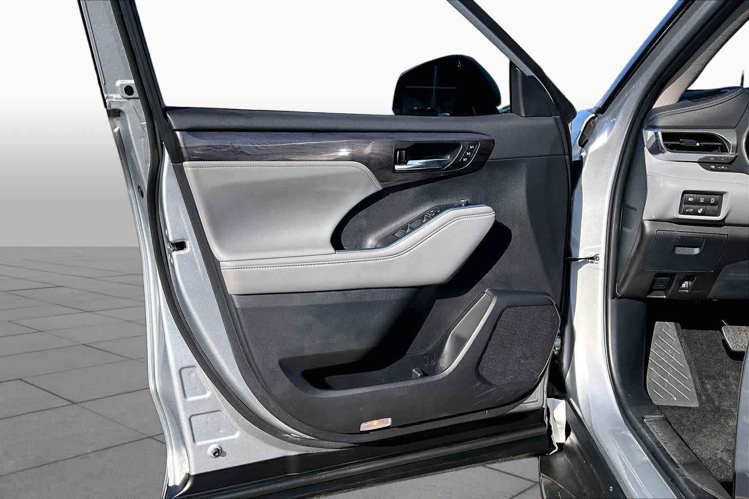 2024 Toyota Highlander Platinum Celestial Silver Metallic at AutoNation Chrysler Jeep Dodge Ram Spring