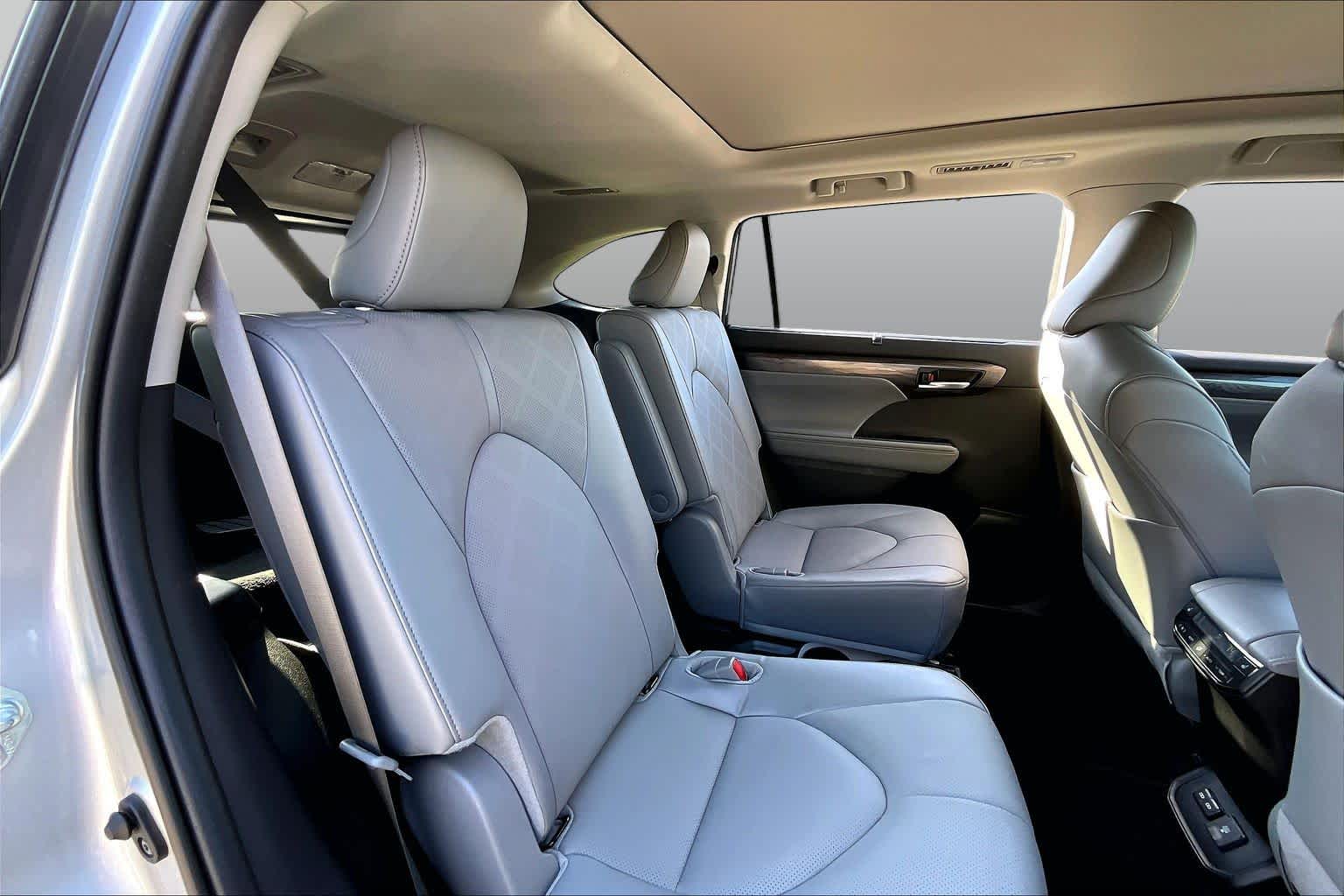 2024 Toyota Highlander Platinum Celestial Silver Metallic at AutoNation Chrysler Jeep Dodge Ram Spring