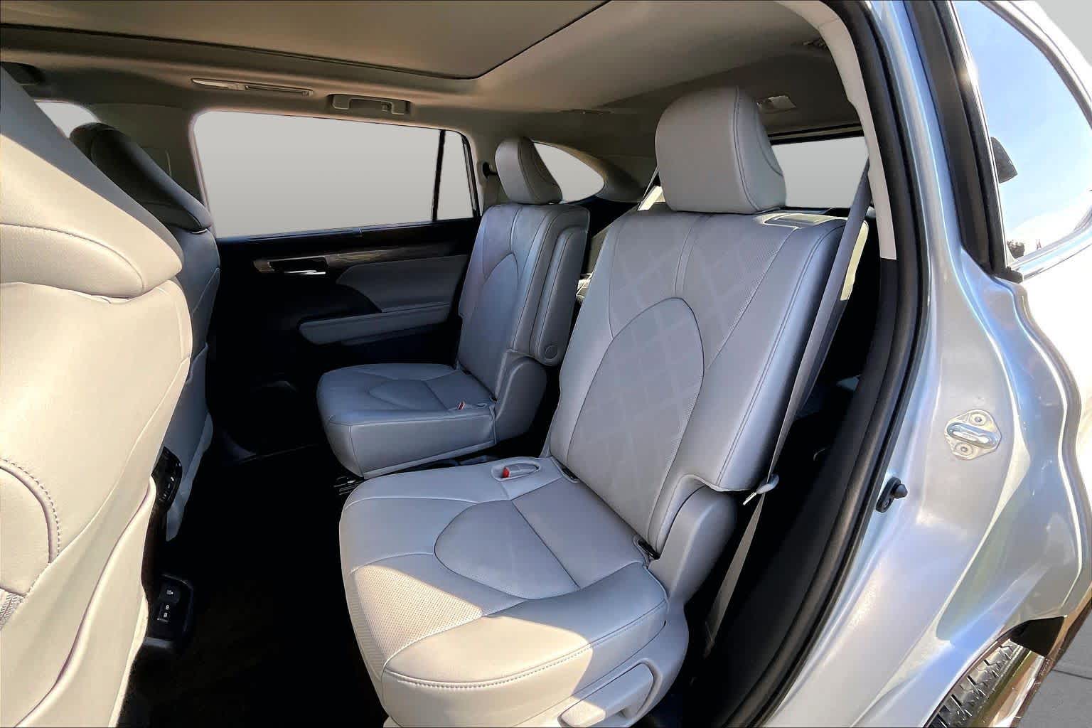 2024 Toyota Highlander Platinum Celestial Silver Metallic at AutoNation Chrysler Jeep Dodge Ram Spring