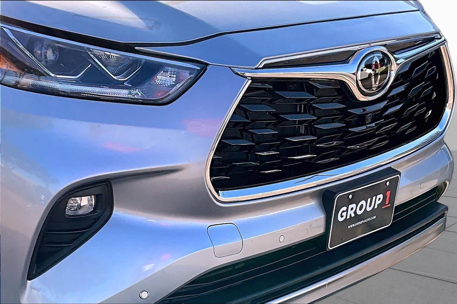 2024 Toyota Highlander Platinum Celestial Silver Metallic at AutoNation Chrysler Jeep Dodge Ram Spring