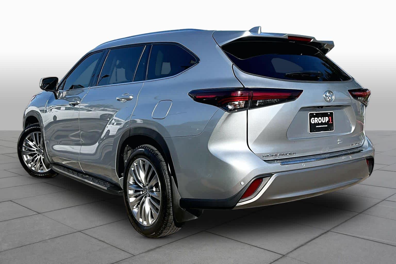 2024 Toyota Highlander Platinum Celestial Silver Metallic at AutoNation Chrysler Jeep Dodge Ram Spring