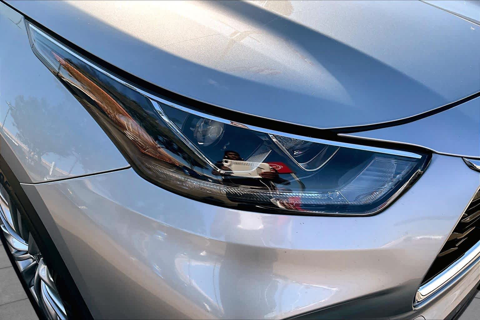 2024 Toyota Highlander Platinum Celestial Silver Metallic at AutoNation Chrysler Jeep Dodge Ram Spring
