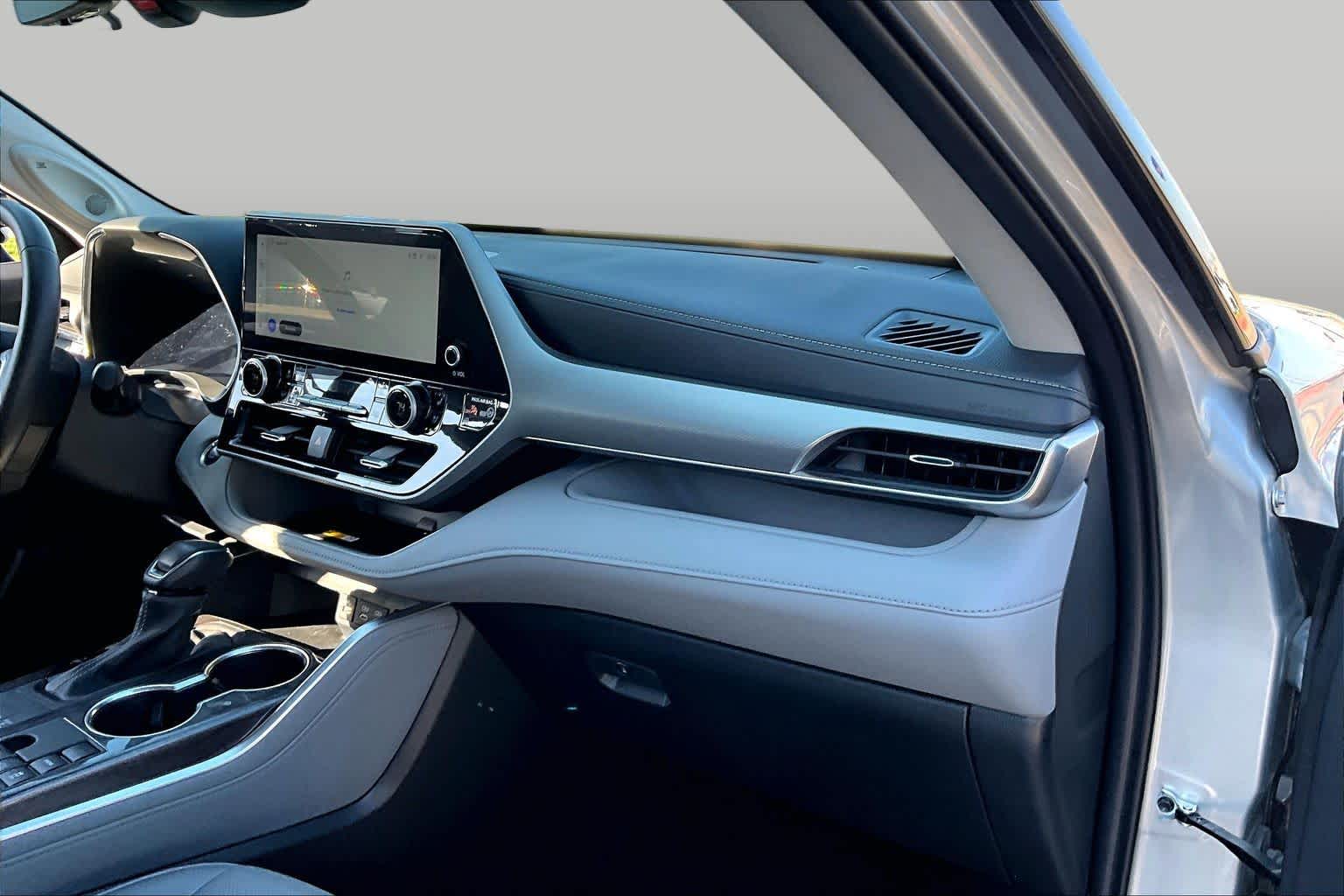 2024 Toyota Highlander Platinum Celestial Silver Metallic at AutoNation Chrysler Jeep Dodge Ram Spring