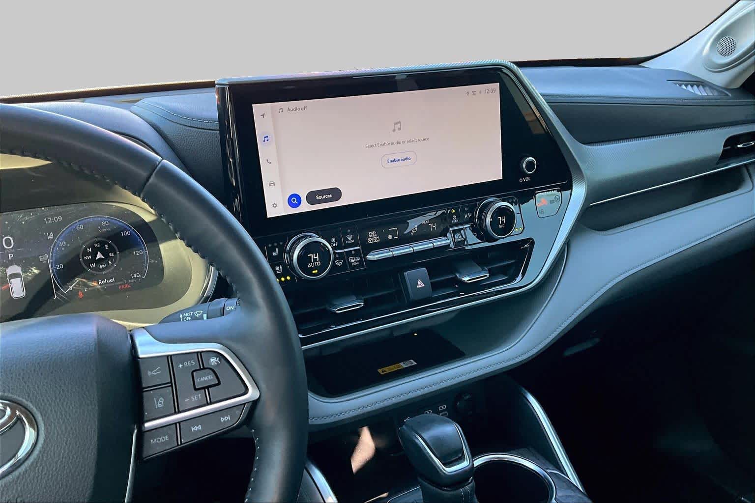 2024 Toyota Highlander Platinum Celestial Silver Metallic at AutoNation Chrysler Jeep Dodge Ram Spring