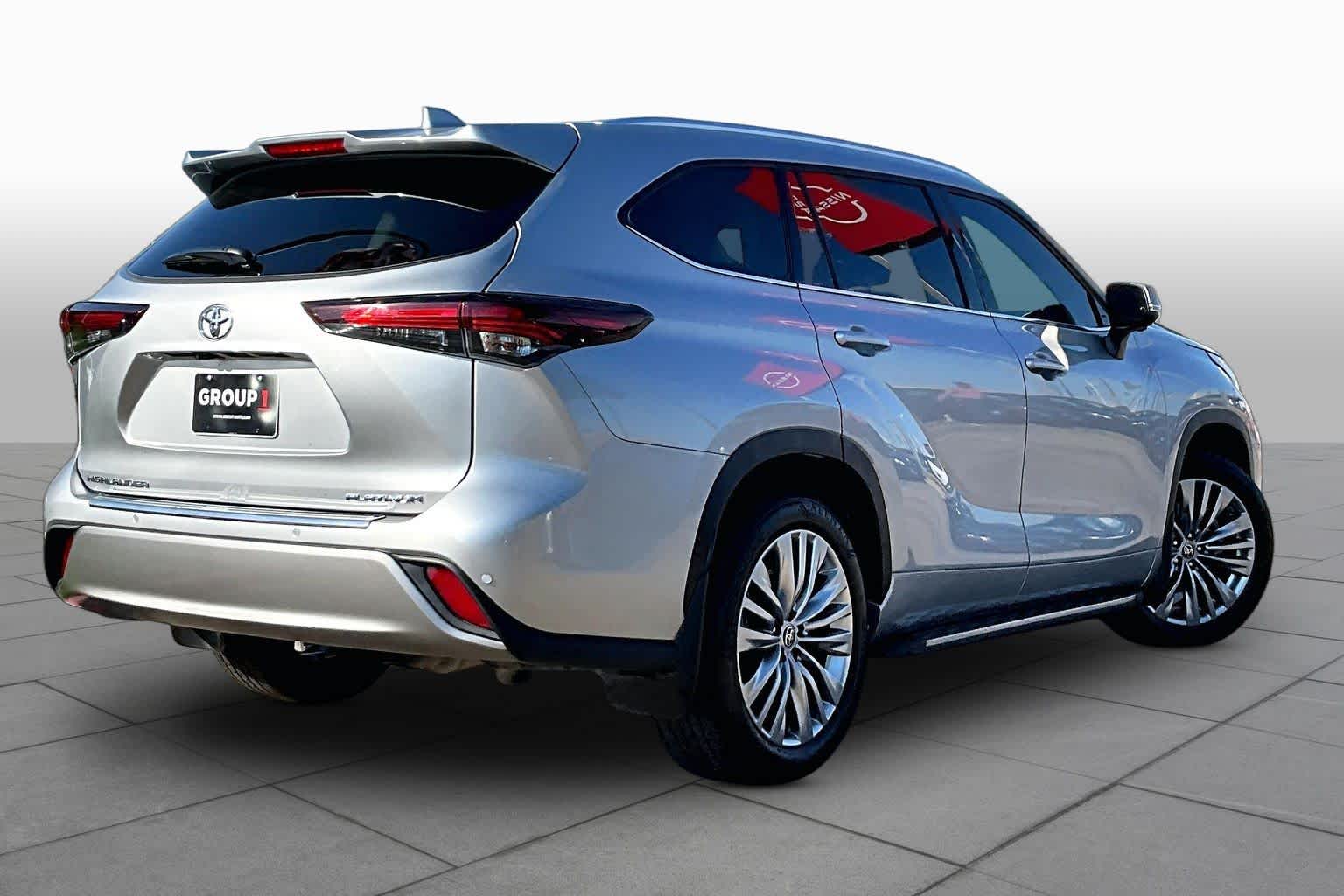 2024 Toyota Highlander Platinum Celestial Silver Metallic at AutoNation Chrysler Jeep Dodge Ram Spring