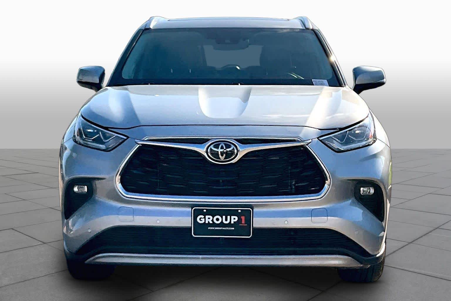 2024 Toyota Highlander Platinum Celestial Silver Metallic at AutoNation Chrysler Jeep Dodge Ram Spring