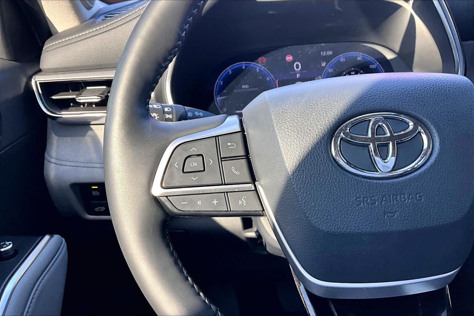 2024 Toyota Highlander Platinum Celestial Silver Metallic at AutoNation Chrysler Jeep Dodge Ram Spring