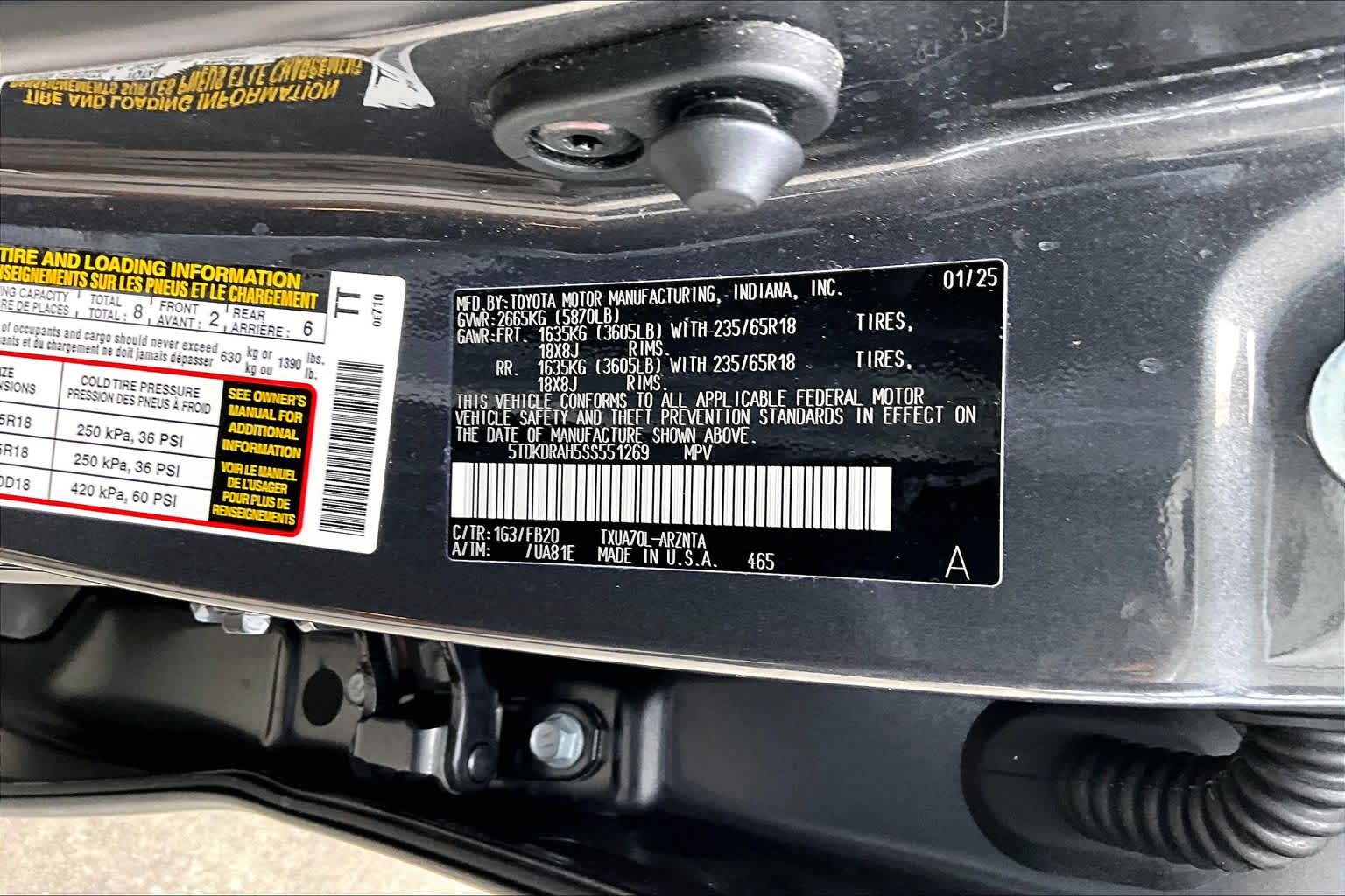 2025 Toyota Highlander Limited Magnetic Gray Metallic at AutoNation USA Houston