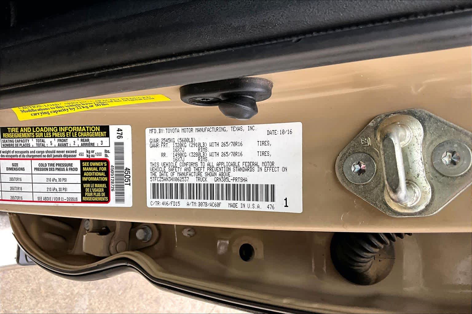 2017 Toyota Tacoma TRD Sport Quicksand at AutoNation Toyota Gulf Fwy