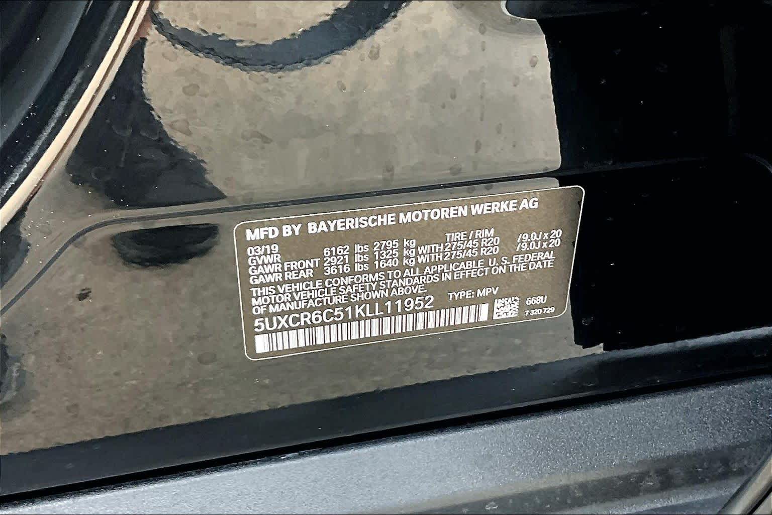 2019 BMW X5 xDrive40i Jet Black at BMW of West Houston