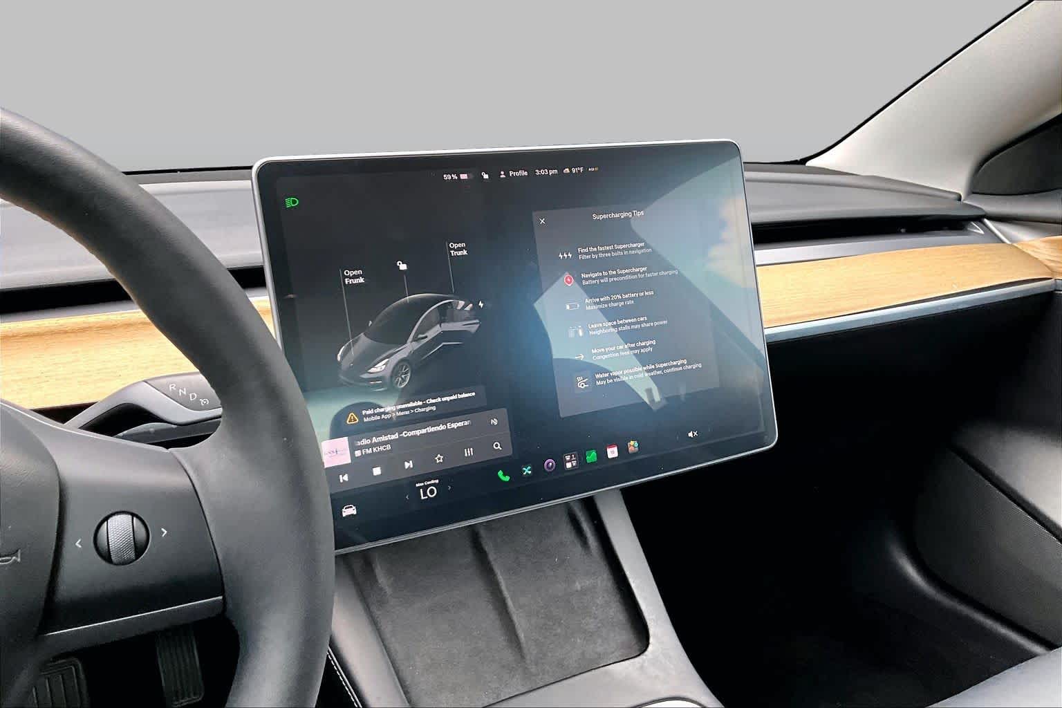 2021 Tesla Model 3 Standard Range Plus Deep Blue Metallic at Lexus Southwest Houston