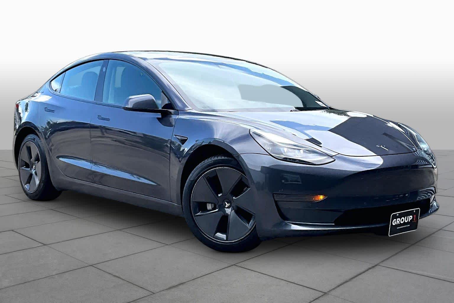 2021 Tesla Model 3 Standard Range Plus Deep Blue Metallic at Lexus Southwest Houston