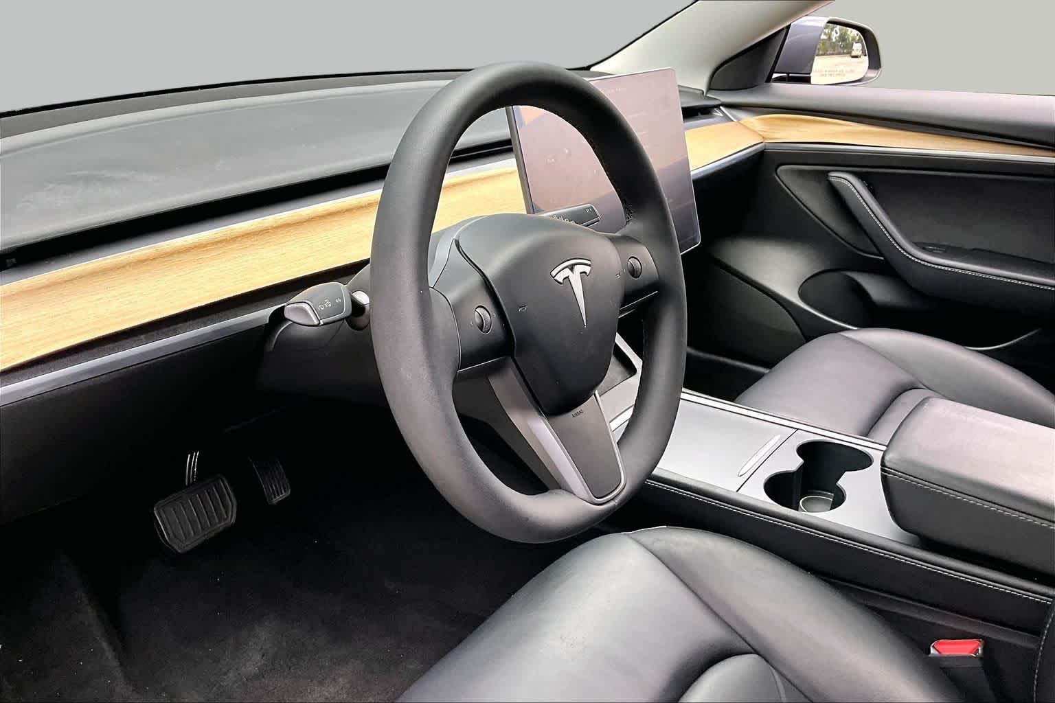 2021 Tesla Model 3 Standard Range Plus Deep Blue Metallic at Lexus Southwest Houston