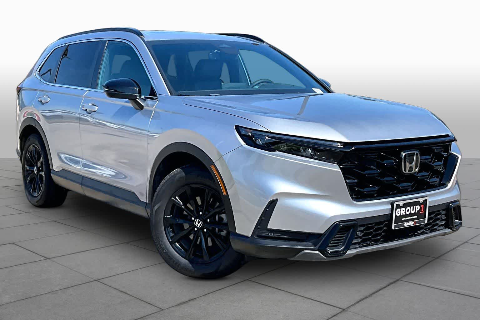 2024 Honda CR-V Hybrid Sport-L Lunar Silver Metallic at AutoNation USA Houston