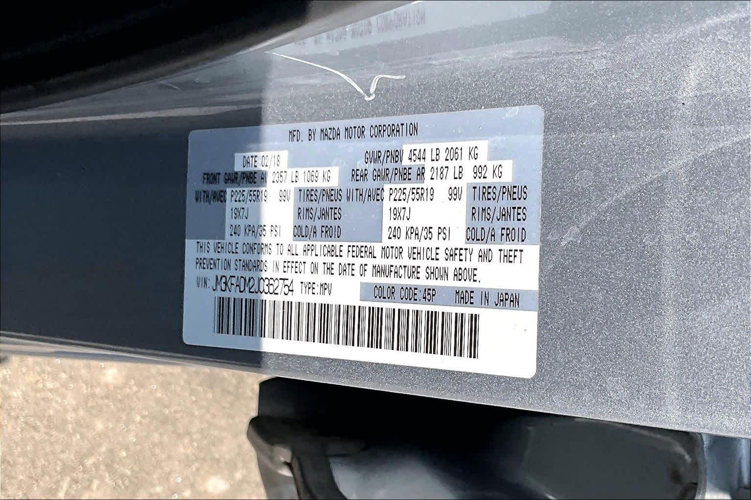 2018 Mazda CX-5 Grand Touring Sonic Silver Metallic at Lone Star Chevrolet