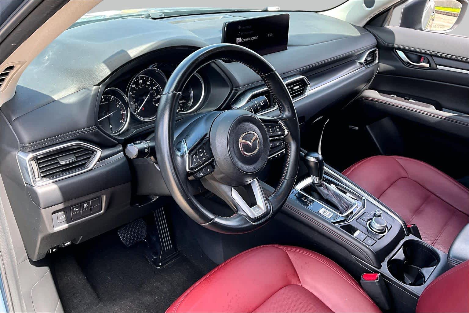2021 Mazda CX-5 Carbon Edition Polymetal Gray at AutoNation USA Katy
