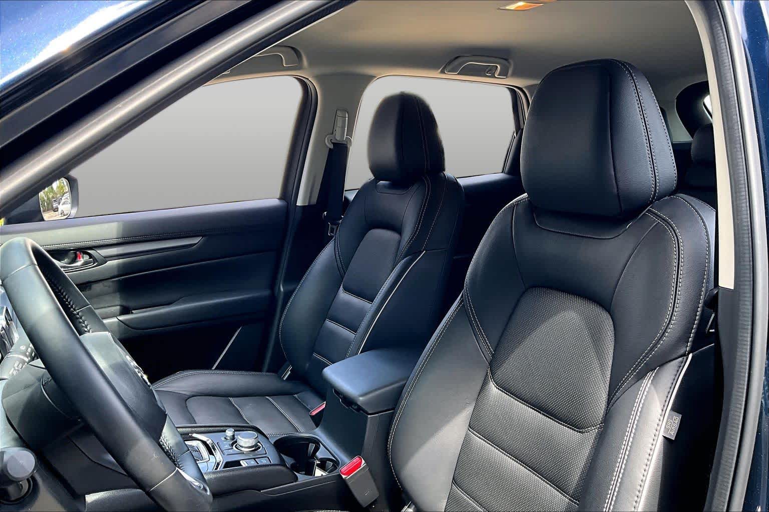 2025 Mazda CX-5 2.5 S Preferred Package Deep Crystal Blue Mica at Mercedes-Benz of Houston North