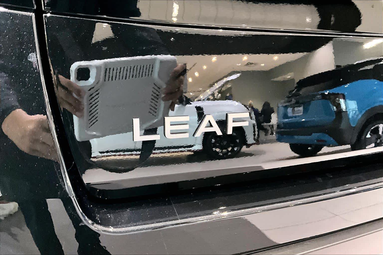 2026 Nissan LEAF SV+ Black Diamond Pearl at Sterling McCall Nissan