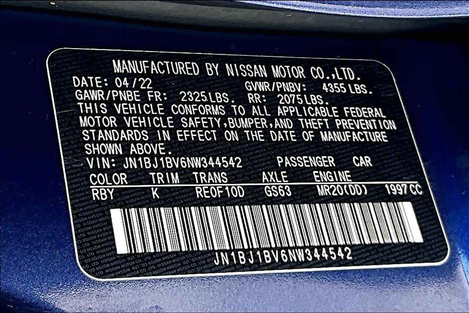 2022 Nissan Rogue Sport SV Caspian Blue Metallic at AutoNation Toyota Gulf Fwy
