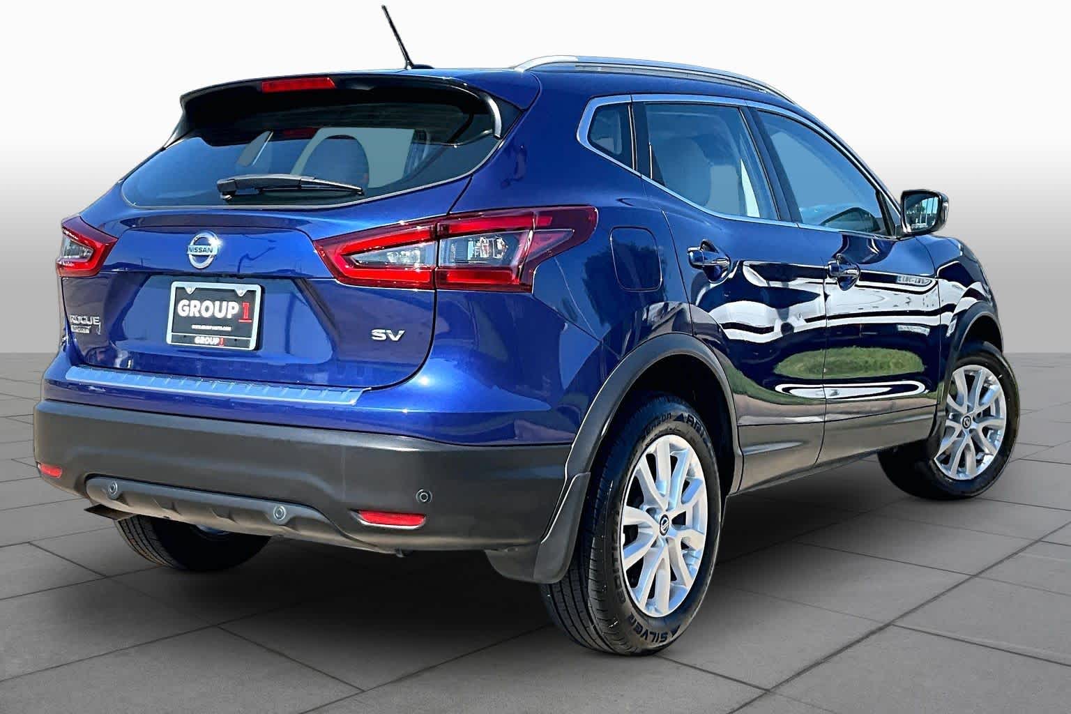 2022 Nissan Rogue Sport SV Caspian Blue Metallic at AutoNation Toyota Gulf Fwy