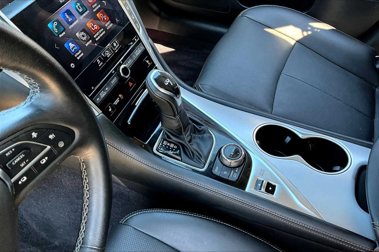 2024 INFINITI Q50 LUXE Black Obsidian at BMW of West Houston