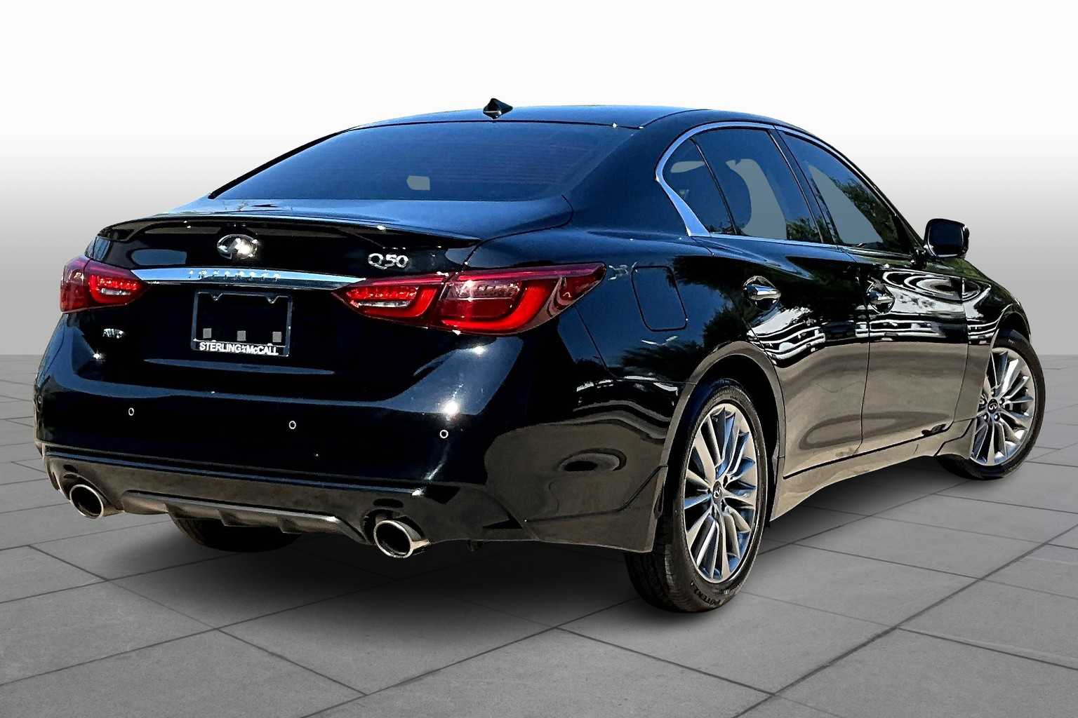 2024 INFINITI Q50 LUXE Black Obsidian at BMW of West Houston