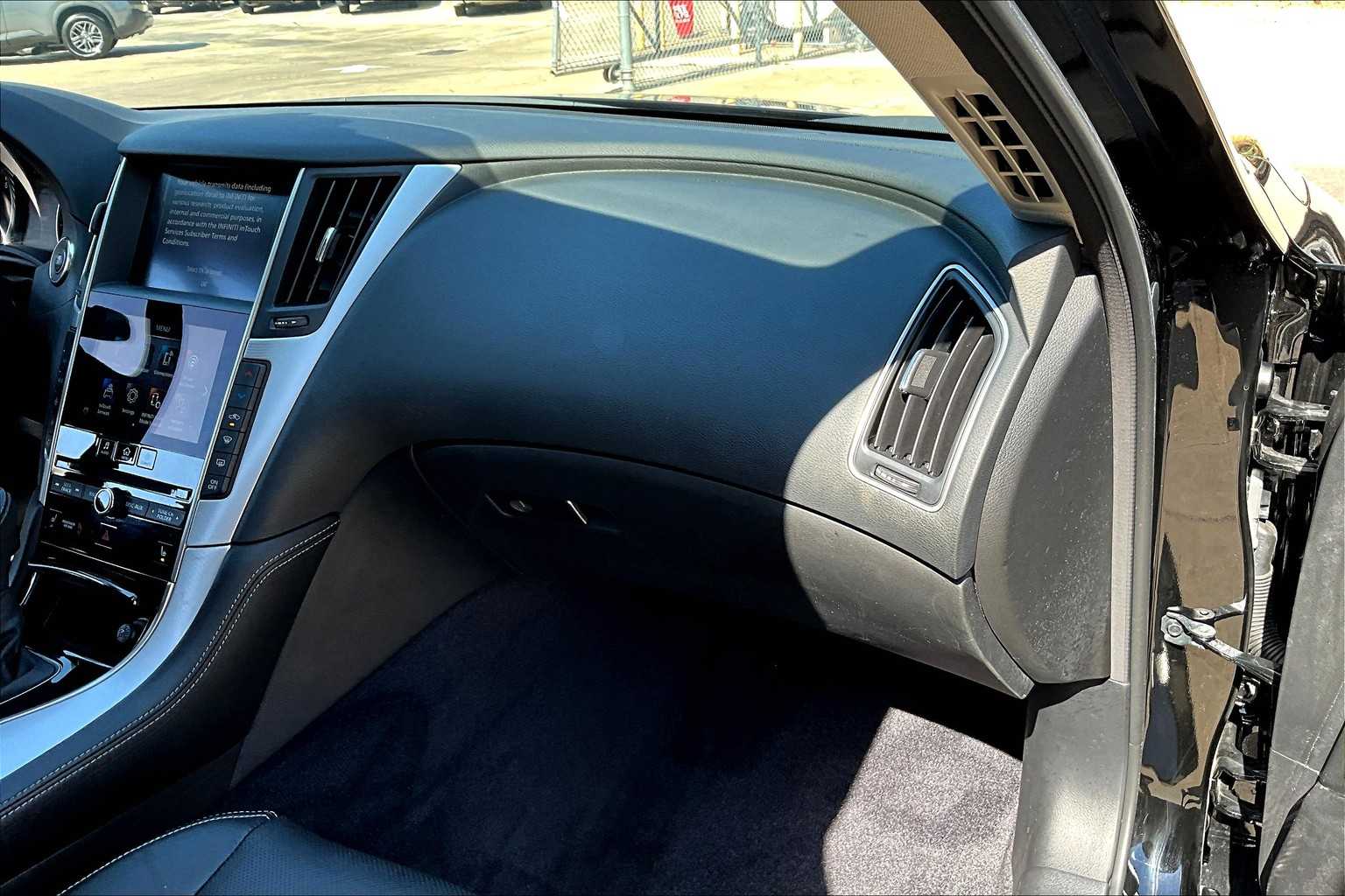 2024 INFINITI Q50 LUXE Black Obsidian at BMW of West Houston