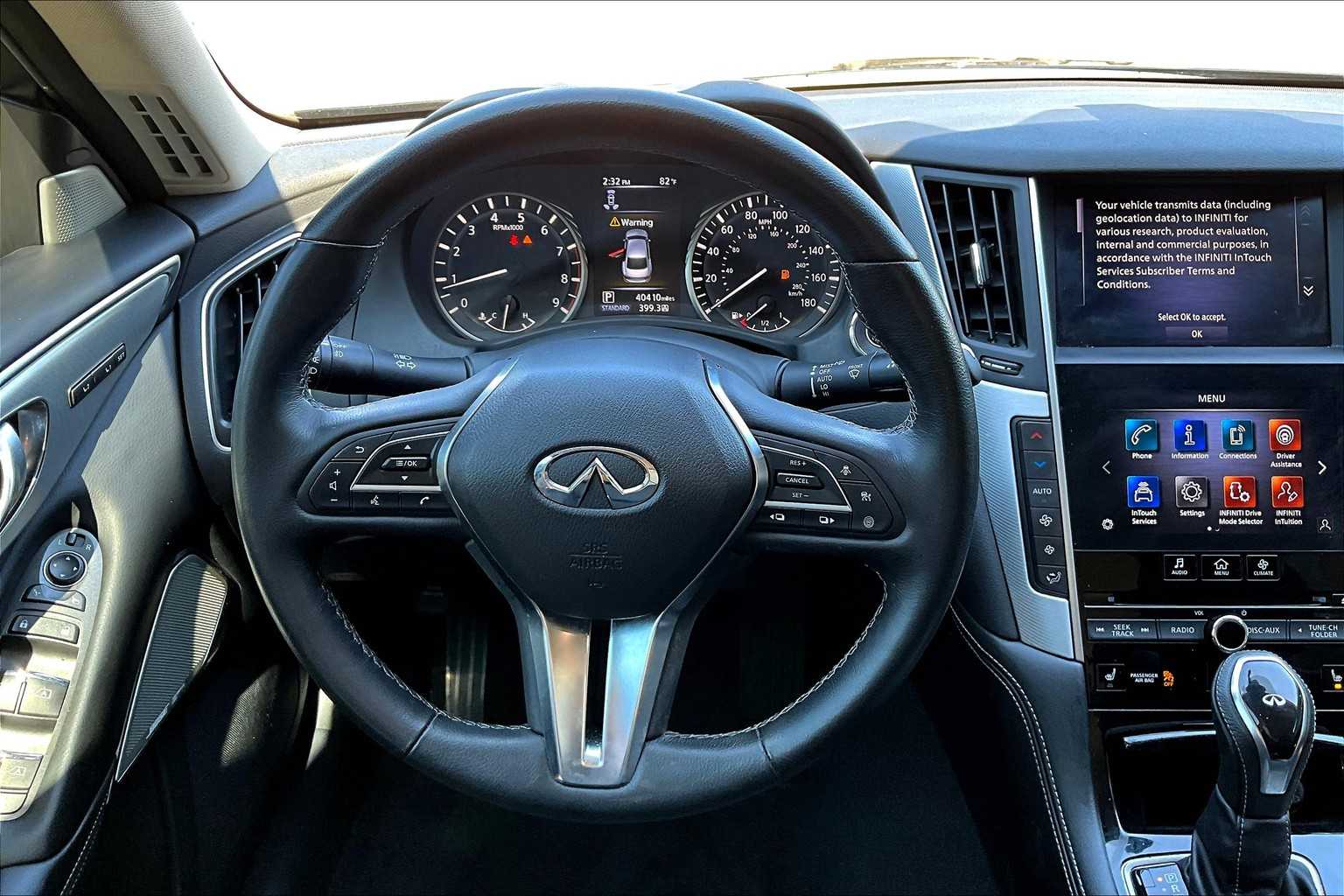 2024 INFINITI Q50 LUXE Black Obsidian at BMW of West Houston